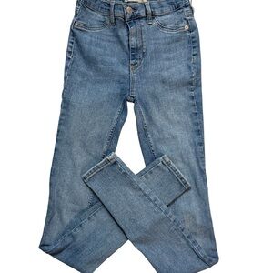 Free People Light Blue Skinny Jeans Size W 25 L